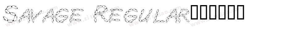 Savage Regular字体转换